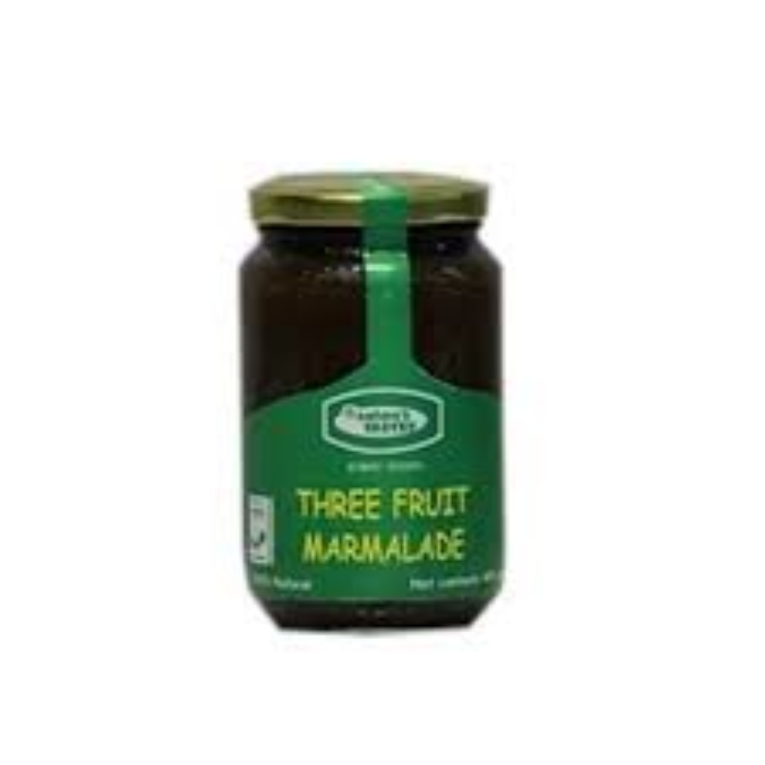 NATURES TASTES THREE FRUITS MARMALADE 450G